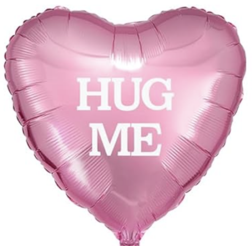 Balloon Foil Valentine Candy Heart Hug Me